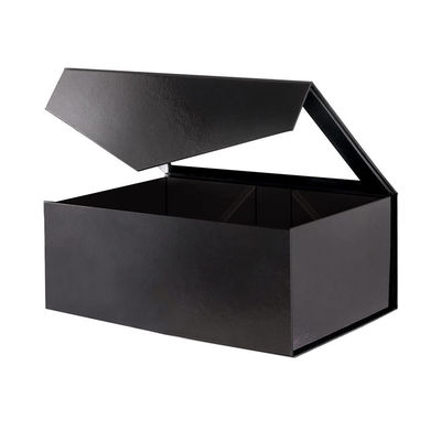 Custom Flip Top PVC Window Paper Packaging Large Magnetic Closure Gift Box with Clear Lid Window