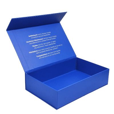 Custom Screen Printing Logo Plain White Magnetic Folding Gift Box For Your Requirements