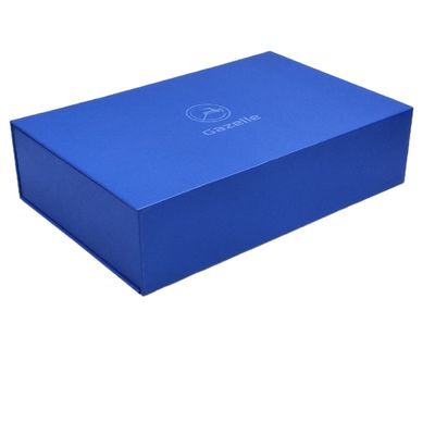 Custom Screen Printing Logo Plain White Magnetic Folding Gift Box For Your Requirements