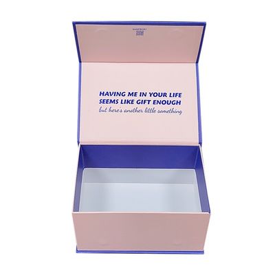 Custom Screen Printing Logo Plain White Magnetic Folding Gift Box For Your Requirements