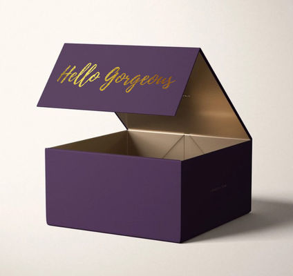 Custom Order Accepted Magnetic Closure Luxury Wig Box for Rigid Boxes Hair Extension