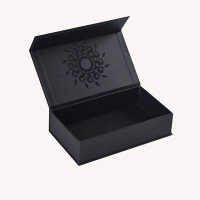 Custom Magnetic Book Shape Box Perfume Bottle Packing Paper Gift Box with PVC Window