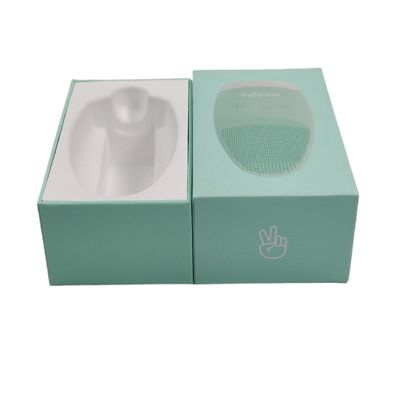 Fashion Luxury Hair Brush Black Gift Box Set with EVA Foam and Gold Foil Printing Handling