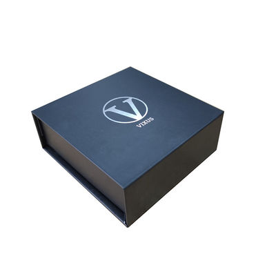 Others Custom Design Matte Black Rigid Paper Cardboard Gift Packaging Magnetic Box with Foam Insert