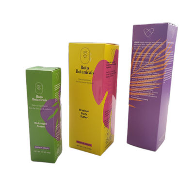Matt Lamination Custom Gift Box Packaging for Skin Care Cosmetics High End Fashion Luxury