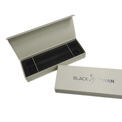 Simple Elegant Custom Logo Print Black Watch Strap Box Packaging Paper Box