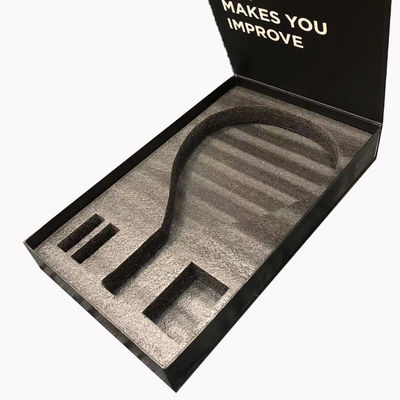 Rigid Cardboard Paper Magnetic Padel Racket Boxes for Tennis Packaging in CMYK Color