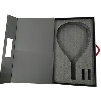 Rigid Cardboard Paper Magnetic Padel Racket Boxes for Tennis Packaging in CMYK Color