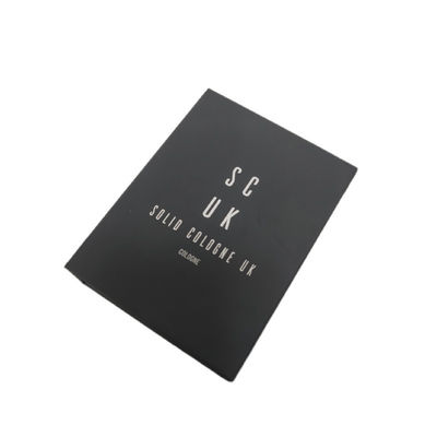 Custom Tin and Packaging Box for Luxury Black and White Solid Cologne for Men Perfume