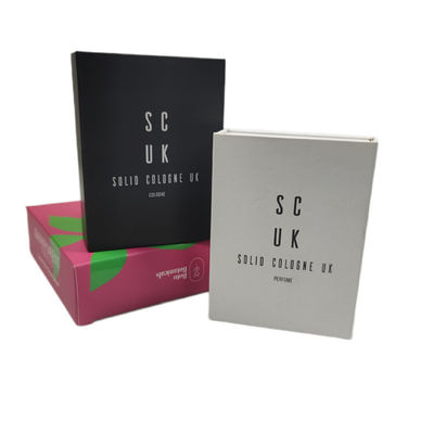 Custom Tin and Packaging Box for Luxury Black and White Solid Cologne for Men Perfume