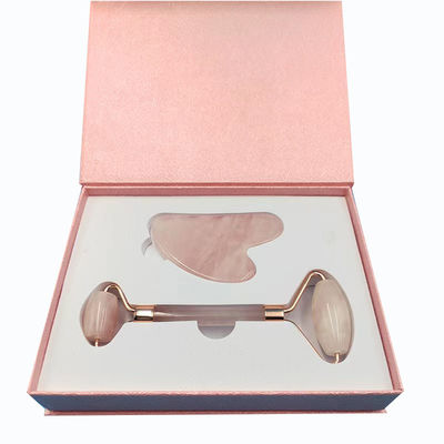 Flip Lid Paper Box for Skincare Facial Roller Gua Sha Set Customized Packaging Solution