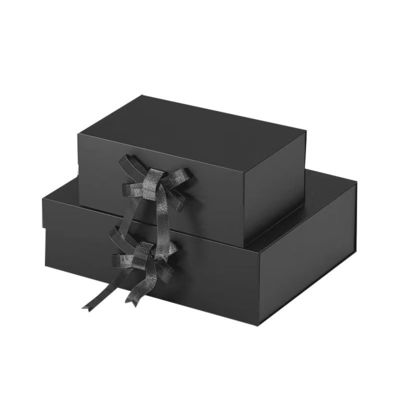 Rigid Cardboard Cosmetic Packaging Box with Magnetic Closure and Customized Design