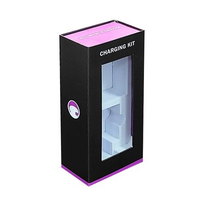 Luxury Magnetic Gift Box For Power Bank Charger Cable Package With Custom Printing Logo