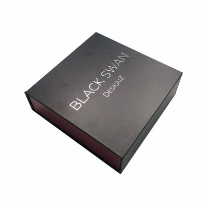 CMYK Handmade Recycled Printing Paper Magnetic Gift Box with Foam Insert For Wallet Packing