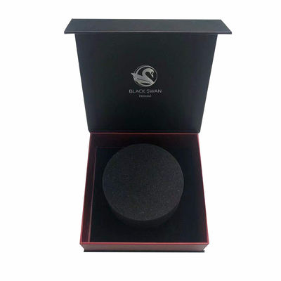 CMYK Handmade Recycled Printing Paper Magnetic Gift Box with Foam Insert For Wallet Packing