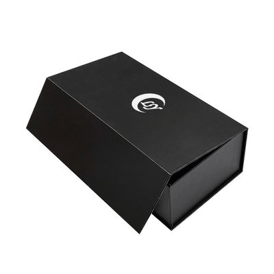 Gold Foil Printing Rectangle Magnetic Gift Box Packaging with Foam Insert and Envelope