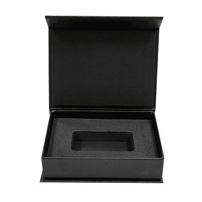 Sample Matte Business VIP Card Packaging Magnetic Flip Closure Paper Box for Photo Frame