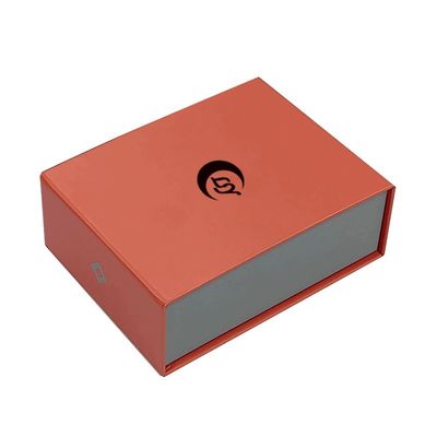 Handmade Custom Size Magnetic Book Shape Paper Rigid Gift Box For Watch Belt Packaging