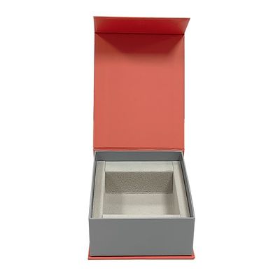 Handmade Custom Size Magnetic Book Shape Paper Rigid Gift Box For Watch Belt Packaging