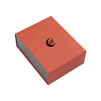 Handmade Custom Size Magnetic Book Shape Paper Rigid Gift Box For Watch Belt Packaging
