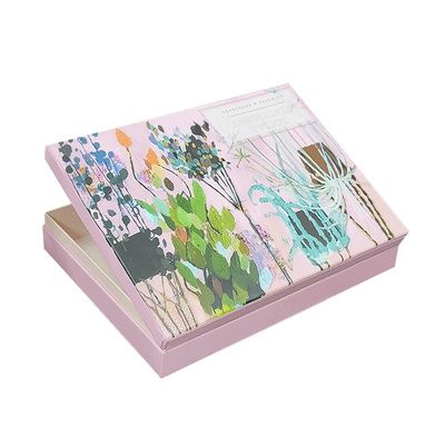 Color Printed Paper Custom Jewelry Packaging Box Recycled Flip Top Cardboard Box