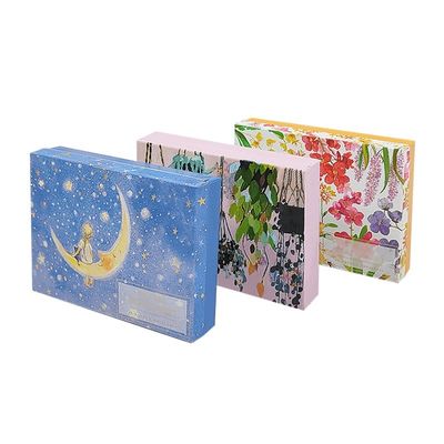 Color Printed Paper Custom Jewelry Packaging Box Recycled Flip Top Cardboard Box