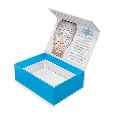 Flap Box Custom Luxury Magnetic Packaging Skin Care Product Foam Insert Magnet Box