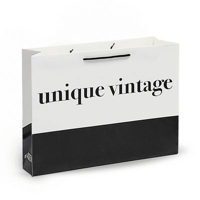 Biodegradable Kraft Paper Bags With Handles Exquisite Gift Retail Shopping Bags