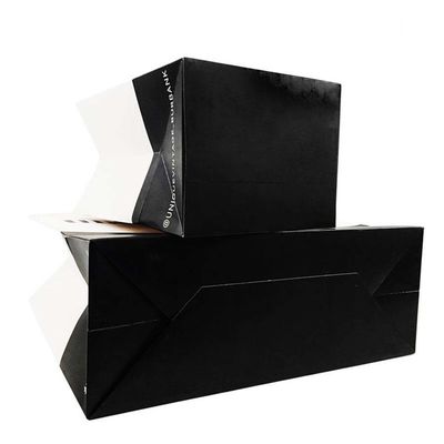OEM Customized Designs Luxury Matte Gift Shopping Paper Bag With Logo For Clothing Shoes