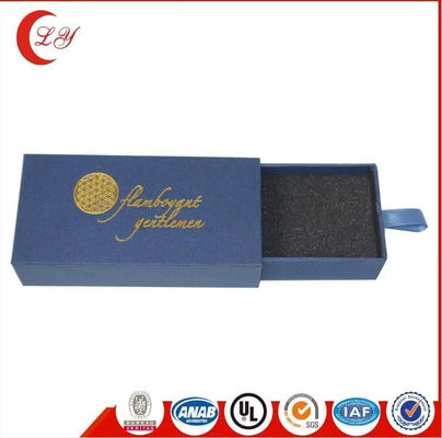 Luxury Custom Logo Small Drawer Box Cardboard Jewelry Packaging Box Sliding Drawer Paper Box For Necklace Gift
