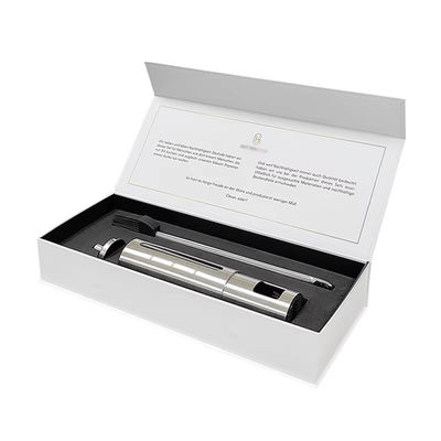 Custom Luxury Magnetic Box Flip Cardboard White Paper Magnetic Packaging Gift Box With Magnetic Closure