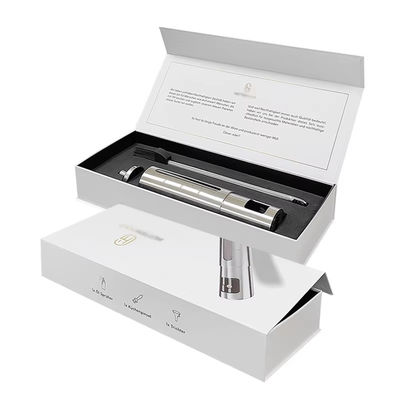Custom Luxury Magnetic Box Flip Cardboard White Paper Magnetic Packaging Gift Box With Magnetic Closure