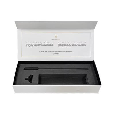 Custom Luxury Magnetic Box Flip Cardboard White Paper Magnetic Packaging Gift Box With Magnetic Closure