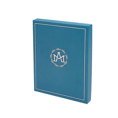 Own Logo Cardboard Removable Lid 2 Piece Rigid Boxes Custom Thin Packaging Box With Logo For T Shirt Clothing