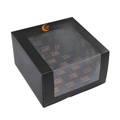 Custom Paper Hat Packaging Baseball Cap Window Gift Box With Clear Pvc Window For Baseball Cap