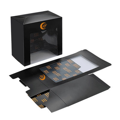 Custom Paper Hat Packaging Baseball Cap Window Gift Box With Clear Pvc Window For Baseball Cap