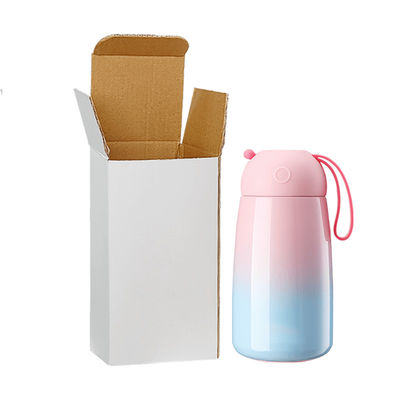 Custom Printed Stainless Steel Thermos Cup Cardboard Packaging Box Mug Cup Vacuum Flask Corrugated Box Recyclable Packaging