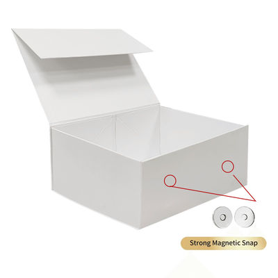 Custom Folding Flip Paper Box With Die Cuts Top Automatic Lock Bottom Display Paper Box White Reverse Folding End Packaging Box