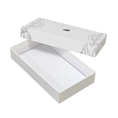 Customized Logo Two Piece Lid And Base Cardboard Gift Packaging 2 Piece Removable Hard Packaging Box For Wallet And Handbag