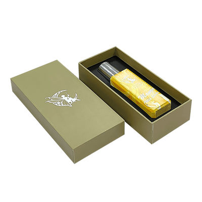 Custom Logo Small Gold Luxury Lid And Base Perfume Bottle Rigid Cardboard Paper Gift Box