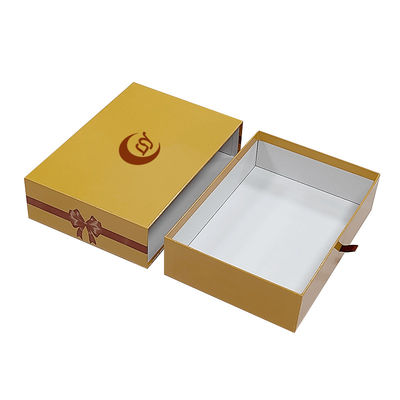 Custom Slid Drawer Gift Paper Box With Color Printing  for Gift Sets Packing Packages Paper Rigid Box