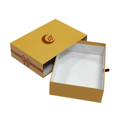 Custom Slid Drawer Gift Paper Box With Color Printing  for Gift Sets Packing Packages Paper Rigid Box