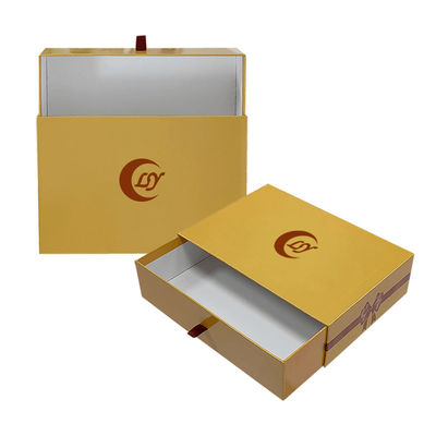 Custom Slid Drawer Gift Paper Box With Color Printing  for Gift Sets Packing Packages Paper Rigid Box