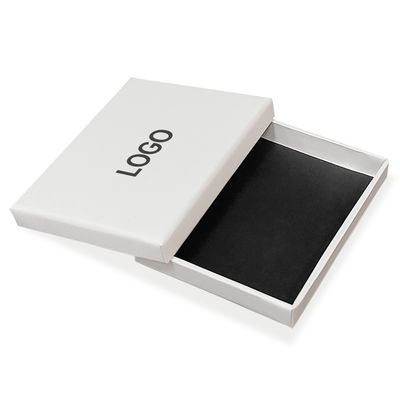 Custom Printed Lid And Bottom Type Gift Box For Necklace Ring Jewelry Packaging