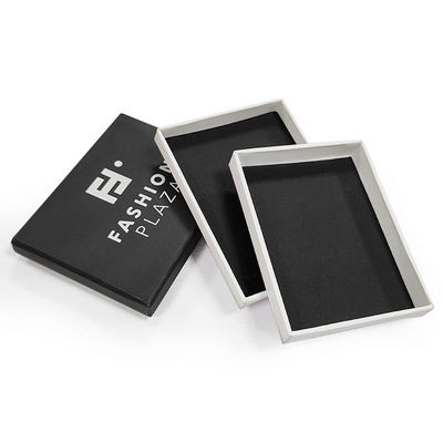 Custom Printed Lid And Bottom Type Gift Box For Necklace Ring Jewelry Packaging