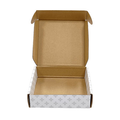 Delivery Shipping Carton Package Boxes Collapsible Paper Board Kraft Corrugated White Mailer Packaging Box