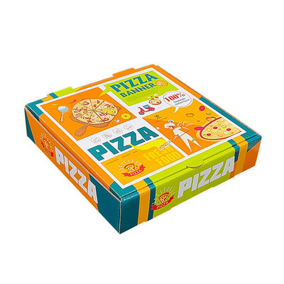 Recycled Custom Logo Kraft Paper Corrugated Packing Folding Fries Chips Pizza Box Packaging Takeaway Boxes