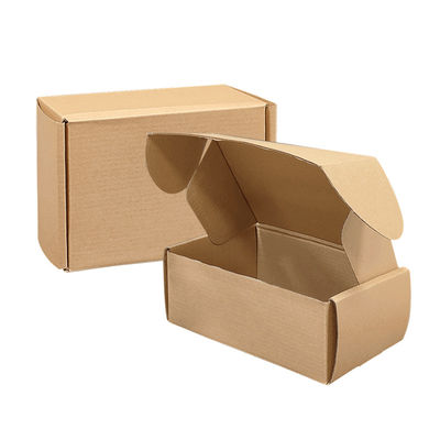 Custom Logo Printed Eco Friendly Delivery Brown Kraft Paper Carton Mailer Shipping Mailing Box