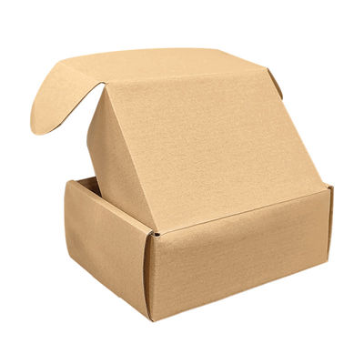 Custom Logo Printed Eco Friendly Delivery Brown Kraft Paper Carton Mailer Shipping Mailing Box