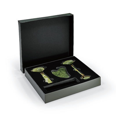 Customized Logo Premium Green Cardboard Lid Top Cover And Bottom Luxury Cosmetic Packaging Gift Box